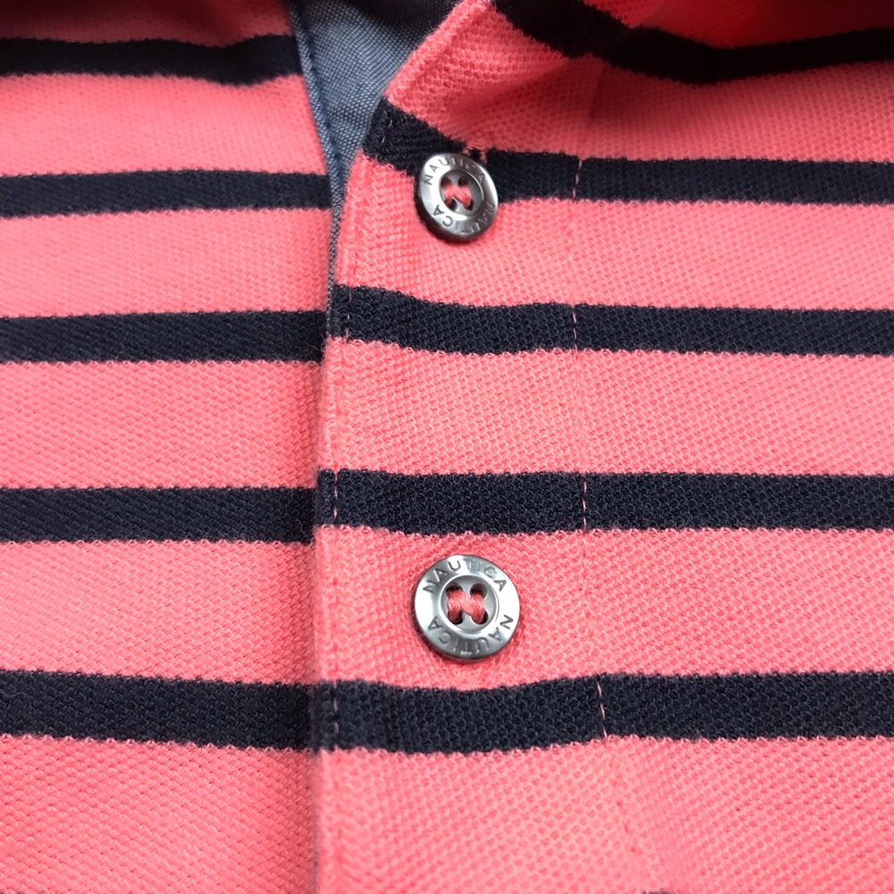 ❗️SOLD❗️Nautica Mens Striped Polo - Picture 4 of 4